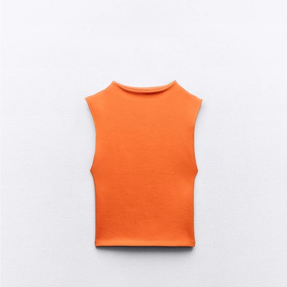 Zara Sleeveless Mock Neck Top - Picture 5 of 5